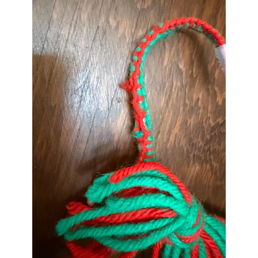 Vintage Crochet Hangers Set of 4 with Embellishments